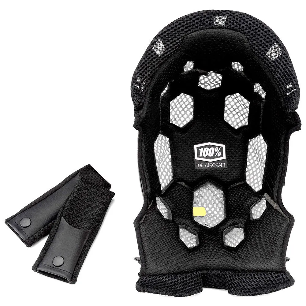 100% Aircraft Comfort Innerfoder, Black