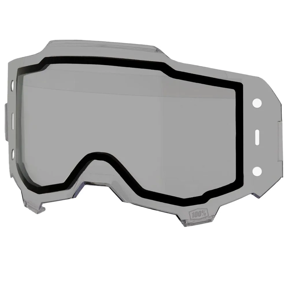 100% Armega Forecast Ersättningslinser, Clear, Dual Pane Smoke/CAT0 100% Armega Forecast Ersättningslinser, Clear, Dual Pane Smoke/CAT0