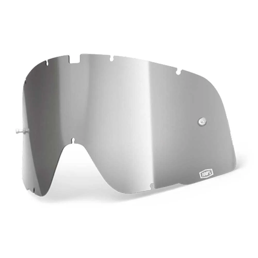100% Barstow Ersättningslinser, Silver mirror, Silver Mirror/CAT3 100% Barstow Ersättningslinser, Silver mirror, Silver Mirror/CAT3