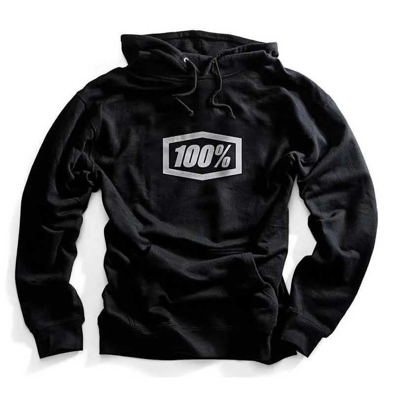 100% Corpo Tröja Med Huva, Black, S