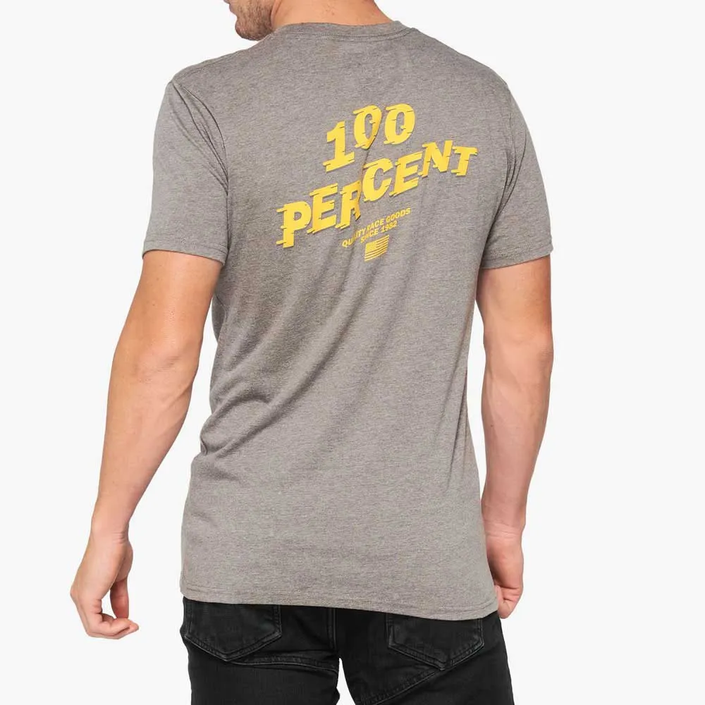 100% Dakota T-shirt Med Korta ärmar, Heather grey, XL