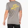 100% Dakota T-shirt Med Korta ärmar, Heather grey, XL