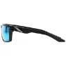 100% Daze Spegelsolglasögon, Matte black, Hiper Blue Multilayer Mirror/CAT3