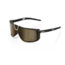 100% Eastcraft Soft Tact Black Soft Gold Mirror Hiper Lens Solglasögon unisex, Black / gold, One Size
