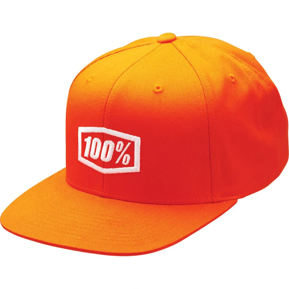 100% Icon Snapback-keps, Orange