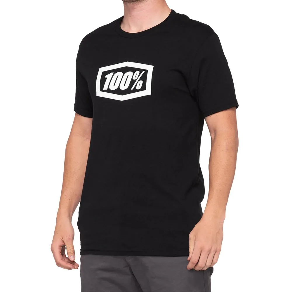 100% Icon T-shirt Med Korta ärmar, Black, S
