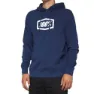 100% Icon Tröja Med Huva, Navy, S