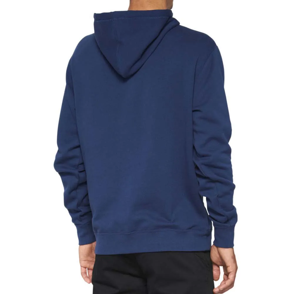100% Icon Tröja Med Huva, Navy, S