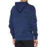 100% Icon Tröja Med Huva, Navy, S