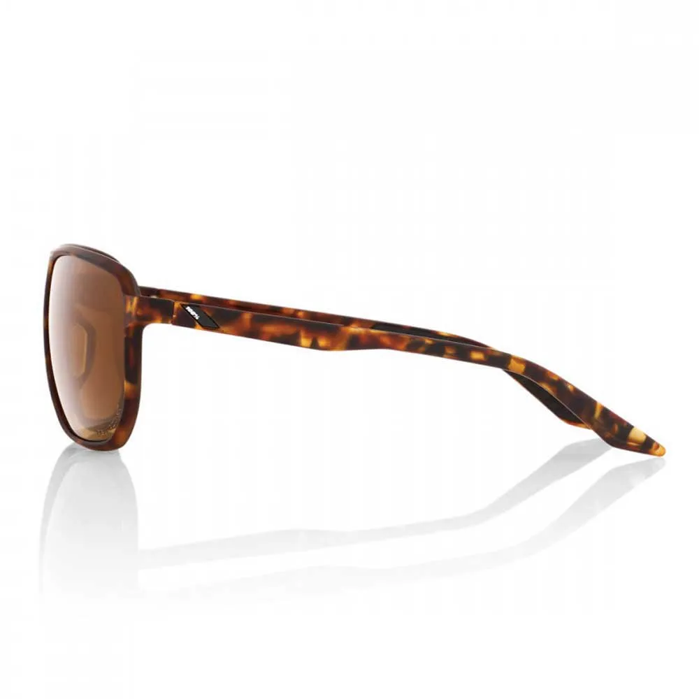 100% Konnor Polariserade Solglasögon, Soft tact havana, Bronze Peakpolar/CAT3