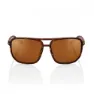 100% Konnor Polariserade Solglasögon, Soft tact havana, Bronze Peakpolar/CAT3