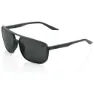 100% Konnor Solglasögon, Matte black, Black Mirror/CAT3