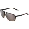 100% Konnor Spegelsolglasögon, Matte translucent brown fade, HIPER Silver Mirror/CAT3