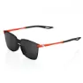 100% Legere Square Solglasögon, Matte oxyfire, Matte Oxyfire Black Mirror/CAT3