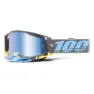 100% Racecraft 2 Trinidad Glasögon, Grey, Blue Mirror/CAT3