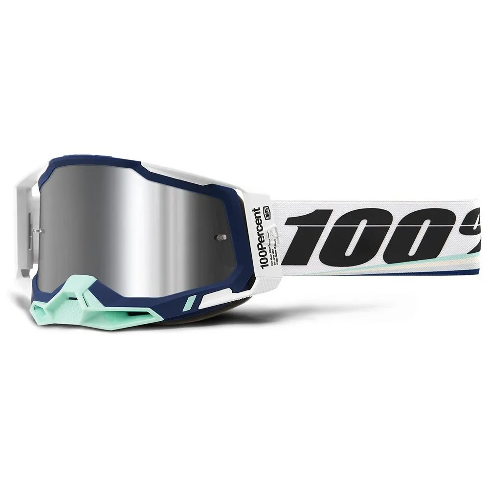 100% Racecrfat 2 Glasögon, Arsham, Silver Flash Mirror/CAT3