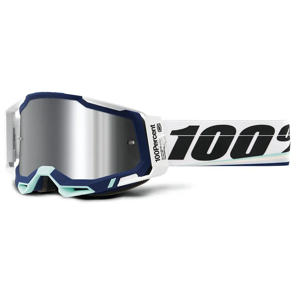 100% Racecrfat 2 Glasögon, Arsham, Silver Flash Mirror/CAT3
