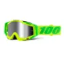 100% Racercraft Plus Mirror Glasögon, Sour soul, Injected Silver Flash Mirror/CAT3