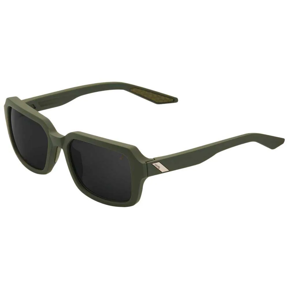 100% Ridely Spegelsolglasögon, Soft tact army green, Black Mirror/CAT3