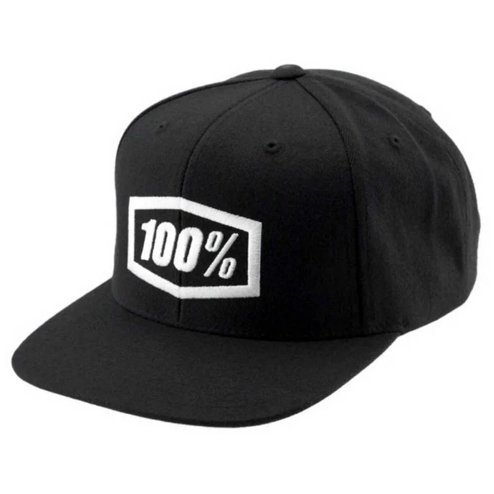 100% Snapback Essential Corpo Keps, Black
