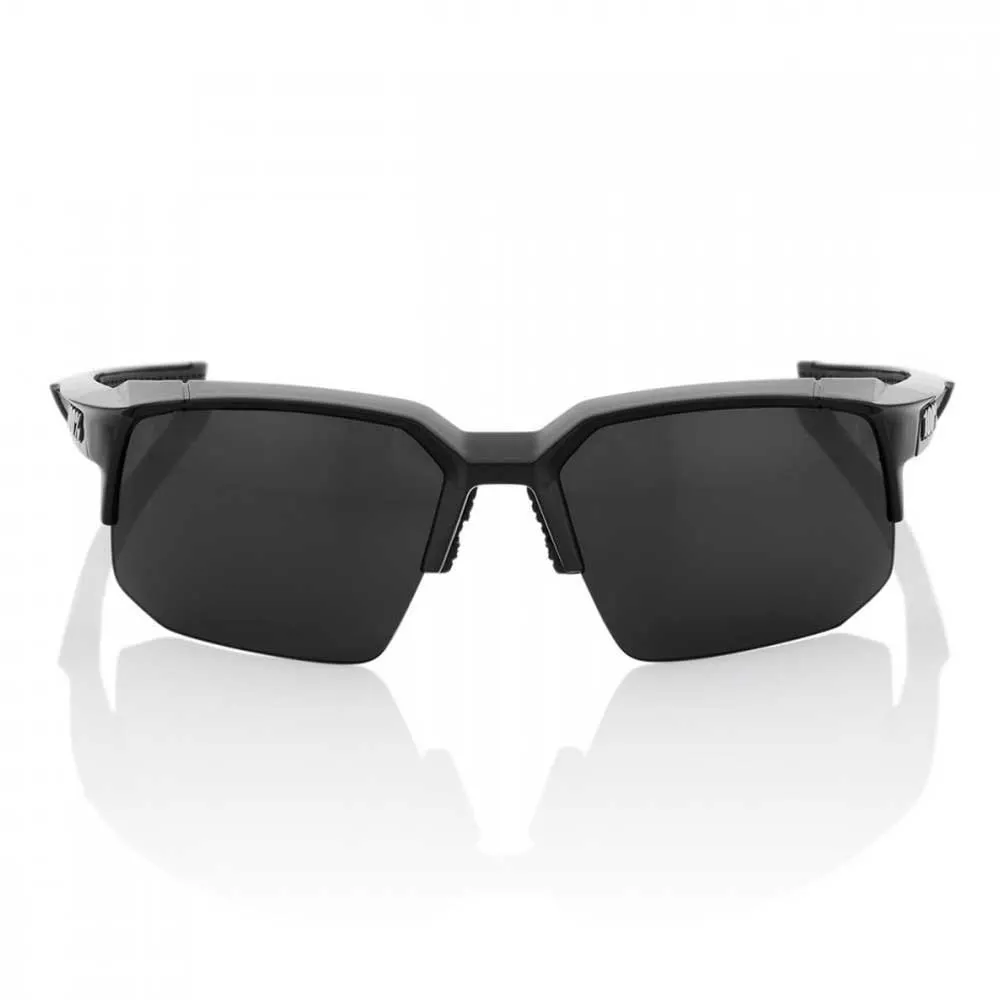 100% Speedcoupe Polariserade Solglasögon, Polished black, Grey Peakpolar/CAT3