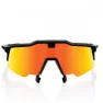 100% Speedcraft Air Solglasögon, Soft tact black, Hiper Red Multilayer/CAT3