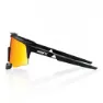 100% Speedcraft Air Solglasögon, Soft tact black, Hiper Red Multilayer/CAT3