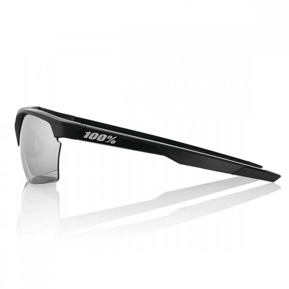 100% Sportcoupe Solglasögon, Matte black, Hiper Silver Mirror/CAT3 100% Sportcoupe Solglasögon, Matte black, Hiper Silver Mirror/CAT3