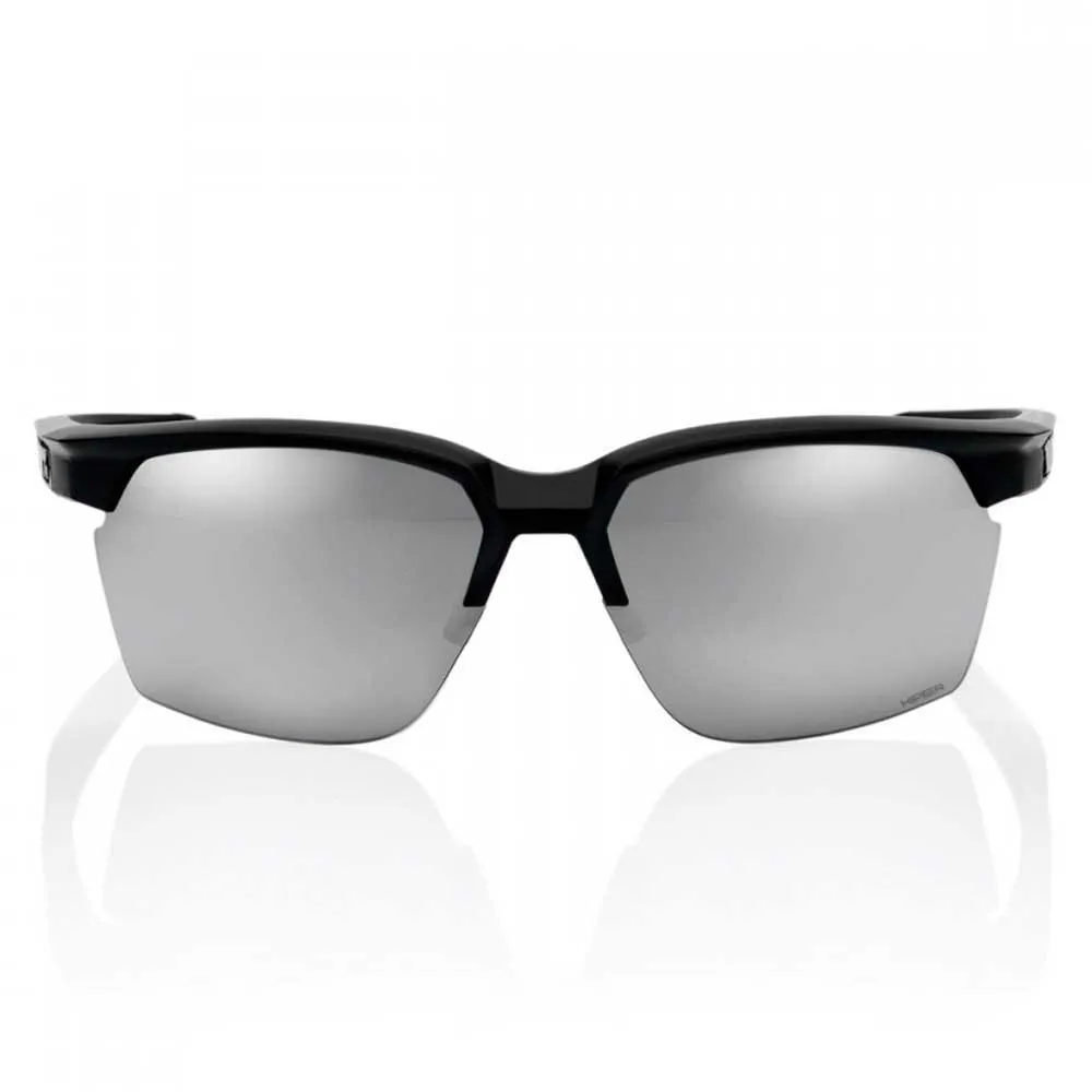 100% Sportcoupe Solglasögon, Matte black, Hiper Silver Mirror/CAT3 100% Sportcoupe Solglasögon, Matte black, Hiper Silver Mirror/CAT3