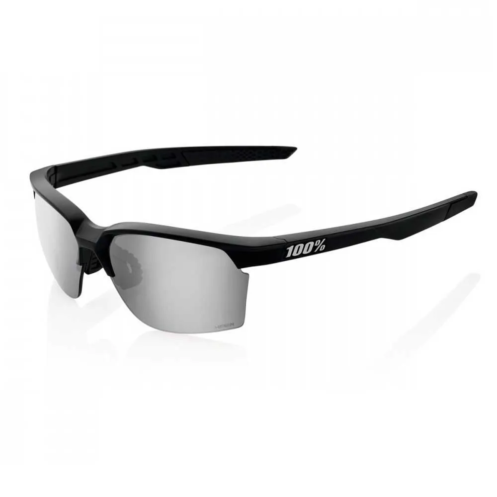100% Sportcoupe Solglasögon, Matte black, Hiper Silver Mirror/CAT3 100% Sportcoupe Solglasögon, Matte black, Hiper Silver Mirror/CAT3