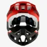 100% Trajecta With Fidlock Downhillhjälm, Cargo fluo red