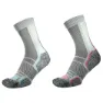 100% Trek Långa Strumpor female, Silver / blue silver / pink