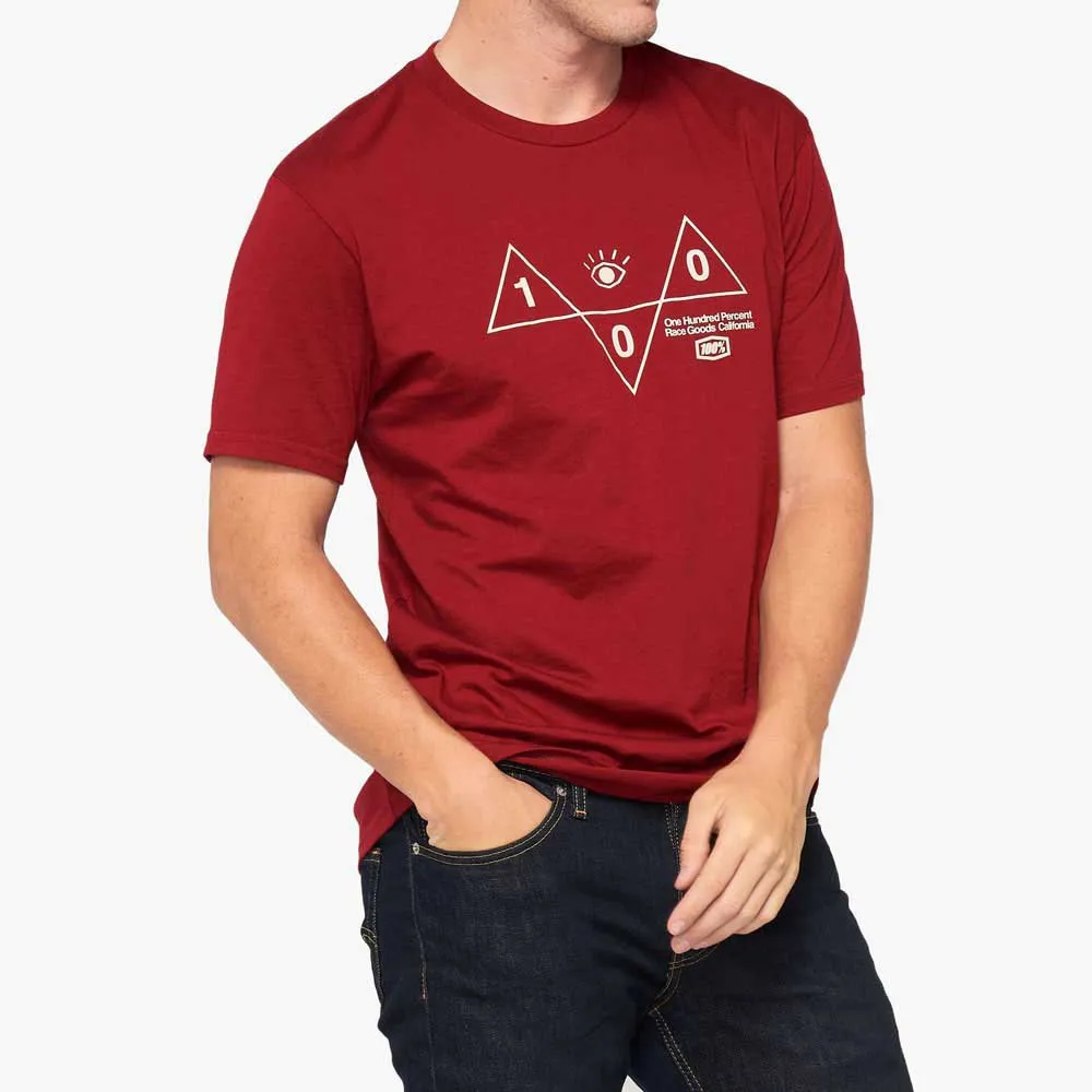 100% Vision T-shirt Med Korta ärmar, Brick, M