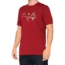 100% Vision T-shirt Med Korta ärmar, Brick, M