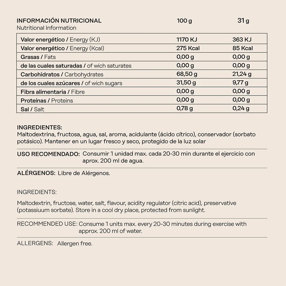 101 Other Level Fructose Gel Level Låda Med Energigeler Hasselnöt&choklad&grädde 31g 24 Enheter, One size