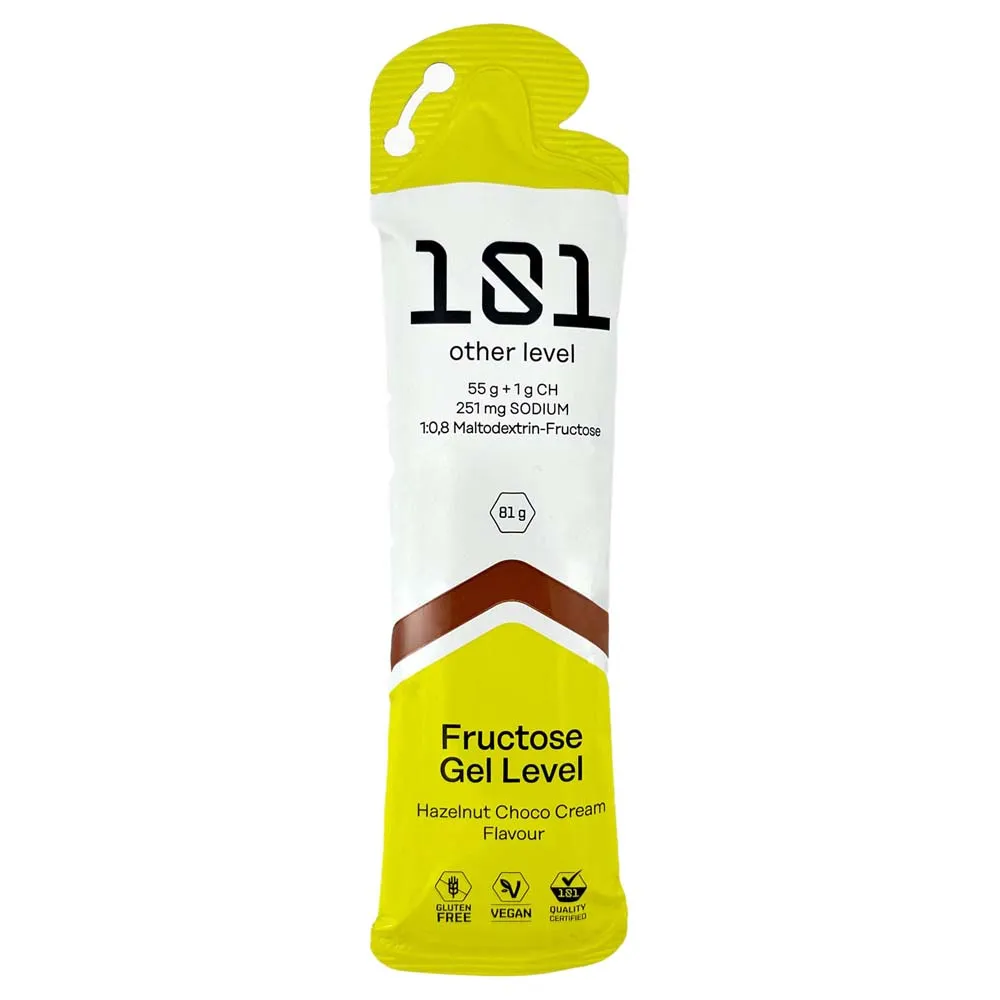 101 Other Level Fructose Gel Level Låda Med Energigeler Hasselnöt&choklad&grädde 81g 24 Enheter, One size 101 Other Level Fructose Gel Level Låda Med Energigeler Hasselnöt&choklad&grädde 81g 24 Enheter, One size