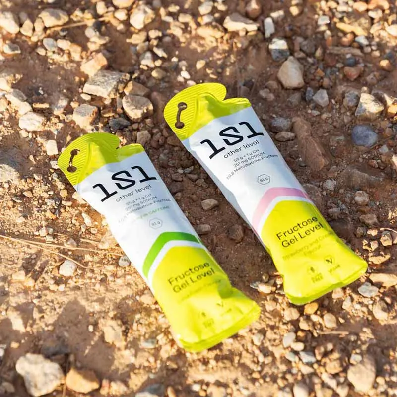101 Other Level Fructose Gel Level Låda Med Energigeler Jordgubb & Lime 81g 10 Enheter, Multicolour, One Size