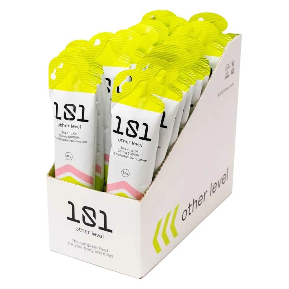 101 Other Level Fructose Level Låda Med Energigeler Grädde Och Jordgubbar 81g 24 Enheter, One size 101 Other Level Fructose Level Låda Med Energigeler Grädde Och Jordgubbar 81g 24 Enheter, One size