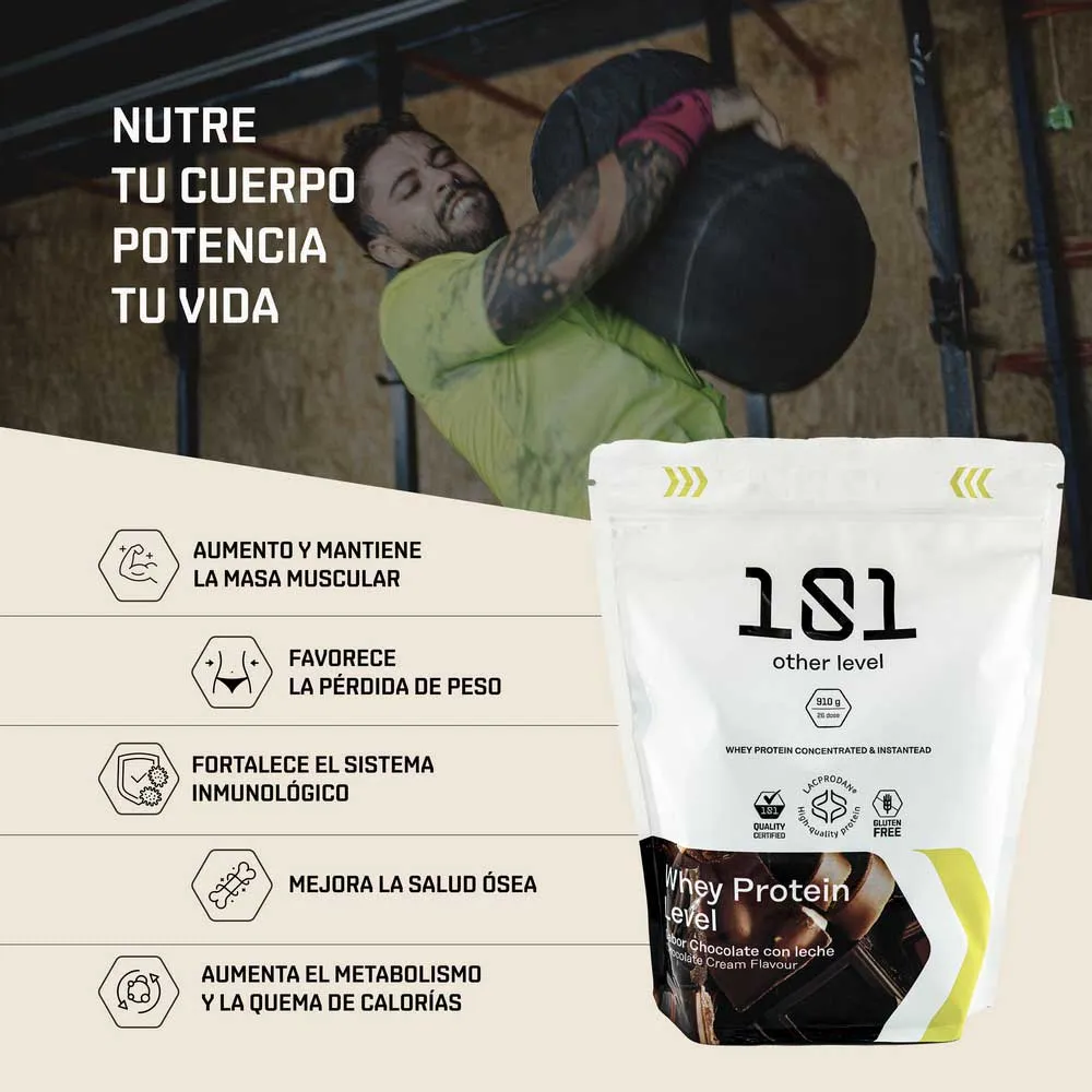 101 Other Level Lacprodan Vassleprotein Choklad 910g, Multicolour, One Size