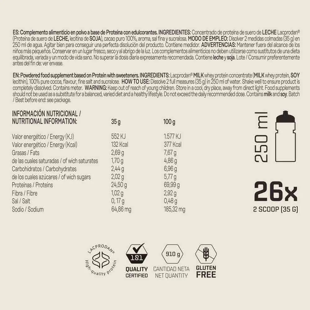 101 Other Level Lacprodan Vassleprotein Choklad 910g, Multicolour, One Size