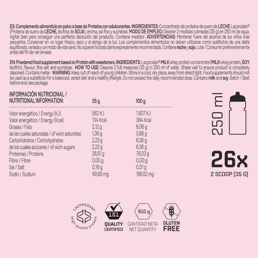 101 Other Level Lacprodan Vassleprotein Vattenmelon 910g, Multicolour, One Size