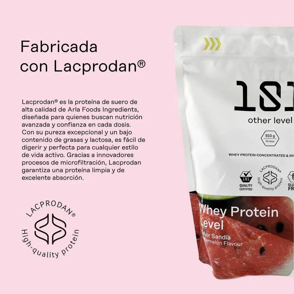 101 Other Level Lacprodan Vassleprotein Vattenmelon 910g, Multicolour, One Size