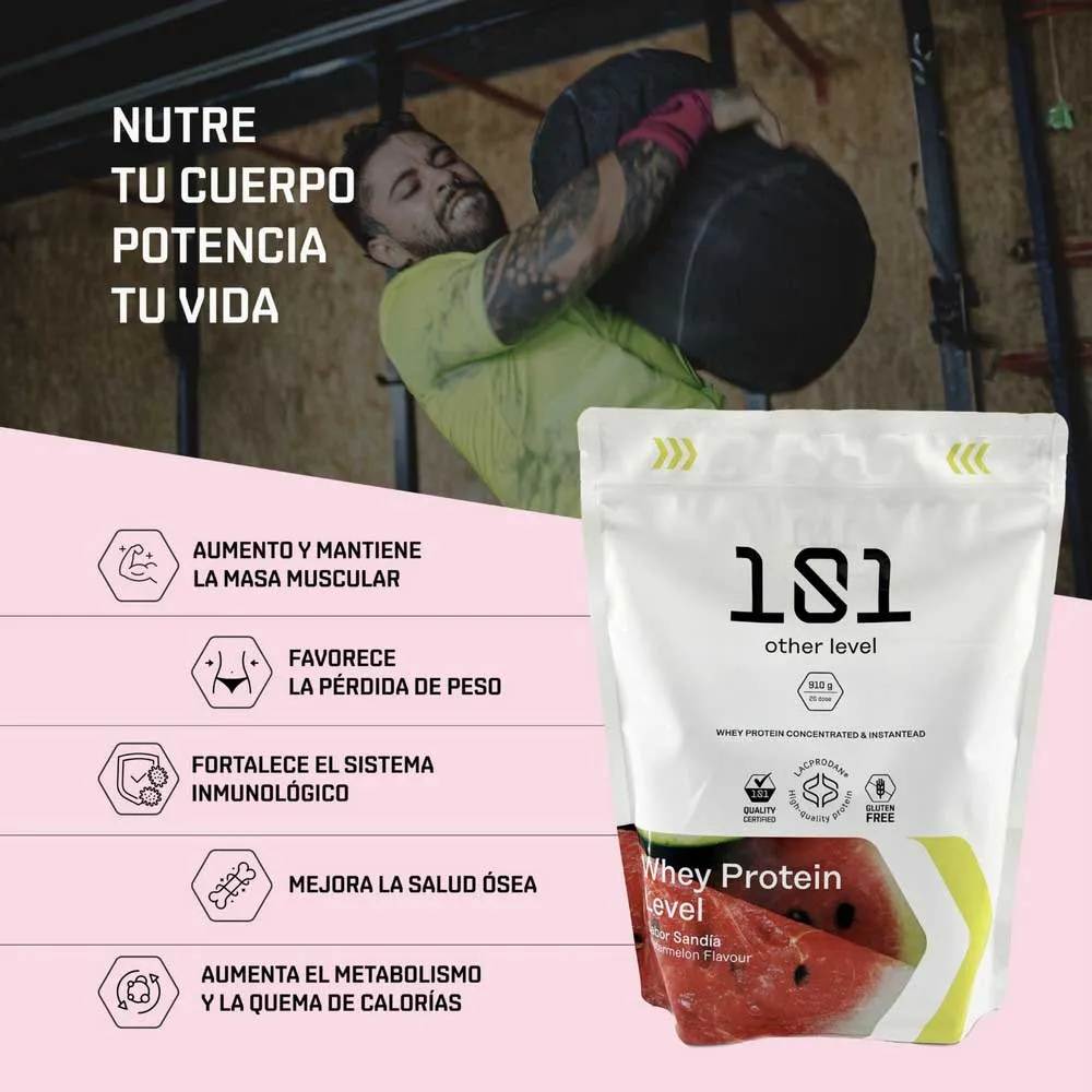 101 Other Level Lacprodan Vassleprotein Vattenmelon 910g, Multicolour, One Size