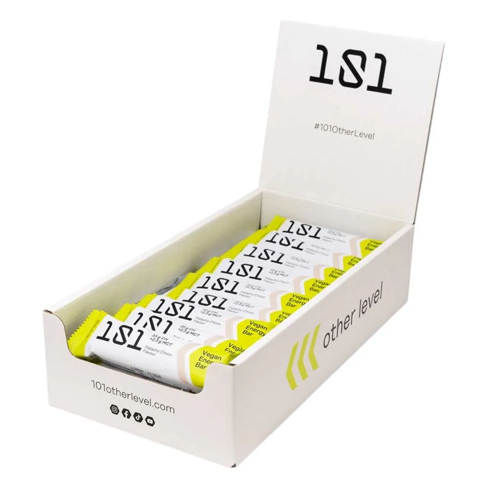 101 Other Level Låda Med Veganska Energibarer Choklad Och Pistasch 51g 30 Enheter, One size