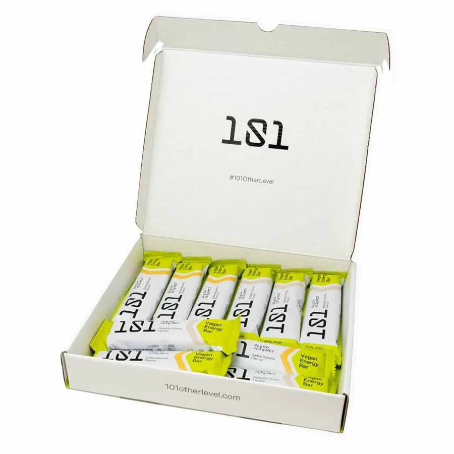 101 Other Level Vegan Energibar Låda Choklad&pistage&banan 51g 10 Enheter, Multicolour, One Size