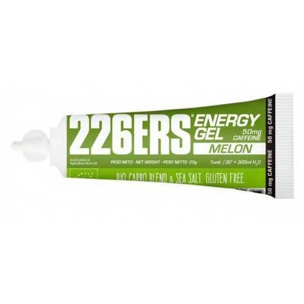226ERS Bio 25mg Caf Låda Med Energigeler Melon 25g 40 Enheter, Green, One Size