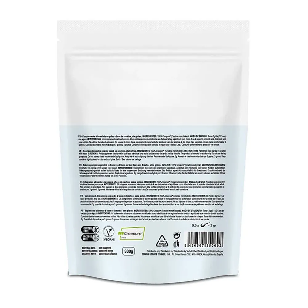 226ERS Creapure Kreatinpulver Neutral Smak 300g, One Size 226ERS Creapure Kreatinpulver Neutral Smak 300g, One Size