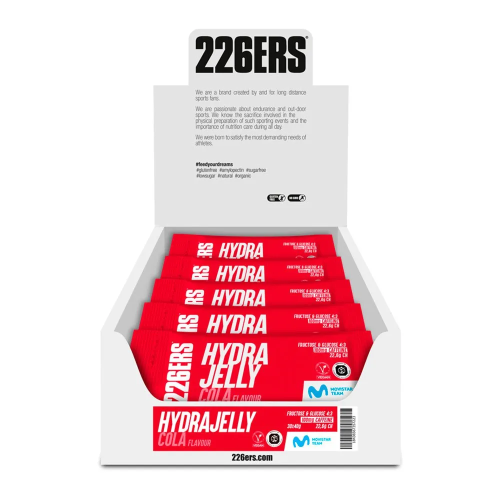 226ERS Gel Hydrajelly Låda Med Energigeler 30 Enheter 226ERS Gel Hydrajelly Låda Med Energigeler 30 Enheter