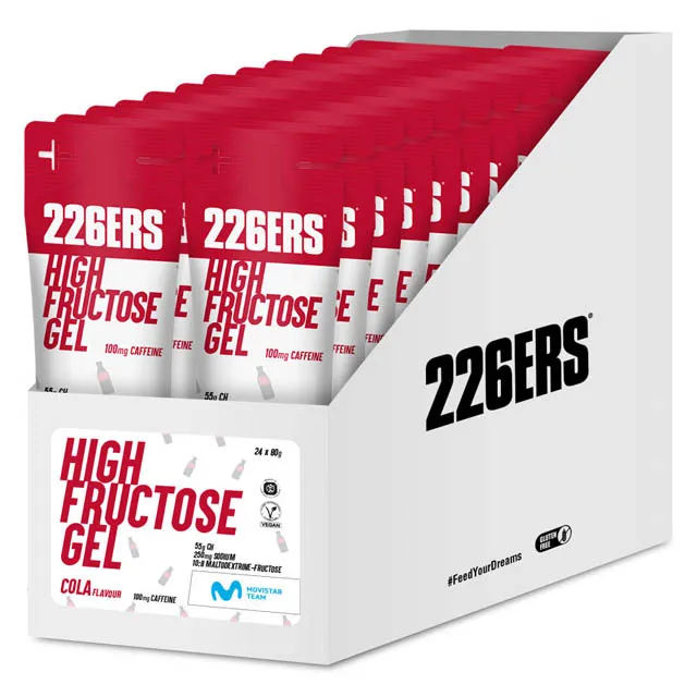 226ERS High Fructose Caffeine Låda Med Energigeler Cola 44g 32 Enheter, Multicolor, One Size 226ERS High Fructose Caffeine Låda Med Energigeler Cola 44g 32 Enheter, Multicolor, One Size