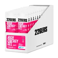 226ERS High Sodium-salty Låda Med Energigeler Jordgubbe 76g 24 Enheter
